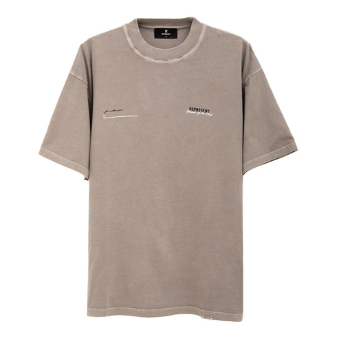 Represent Patron Of The Club T-Shirt Mudstone MLM4274 Degli Uberti